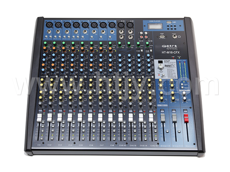 立体声MP3调音台  HT-M16-CFX_美狮贵宾会官方网站——综合解决计划企业！天下效劳热线：400-685-9998